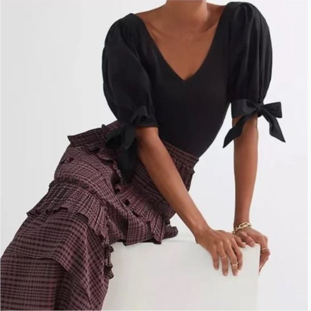 NWT Anthropologie Maeve Puff Sleeve Top